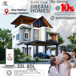 One of the Top Builders in palakkad     Helping You Save aroud 10% on your dream home